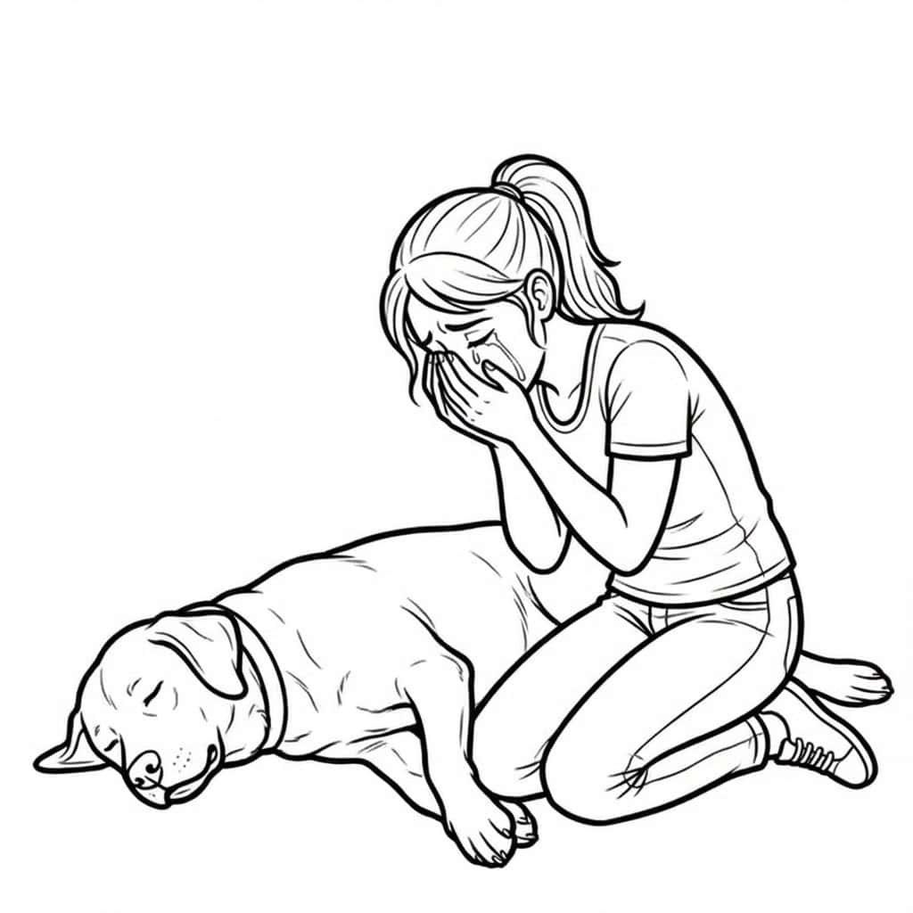 Dogportant-Simi crying for Victoria